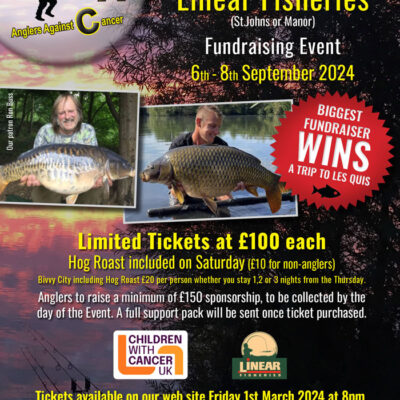 2022 AAC Angling Event at Linear Fisheries
